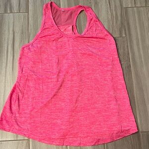 Ictive Women's Pink Sleeveless Razorback Athletic Top- L